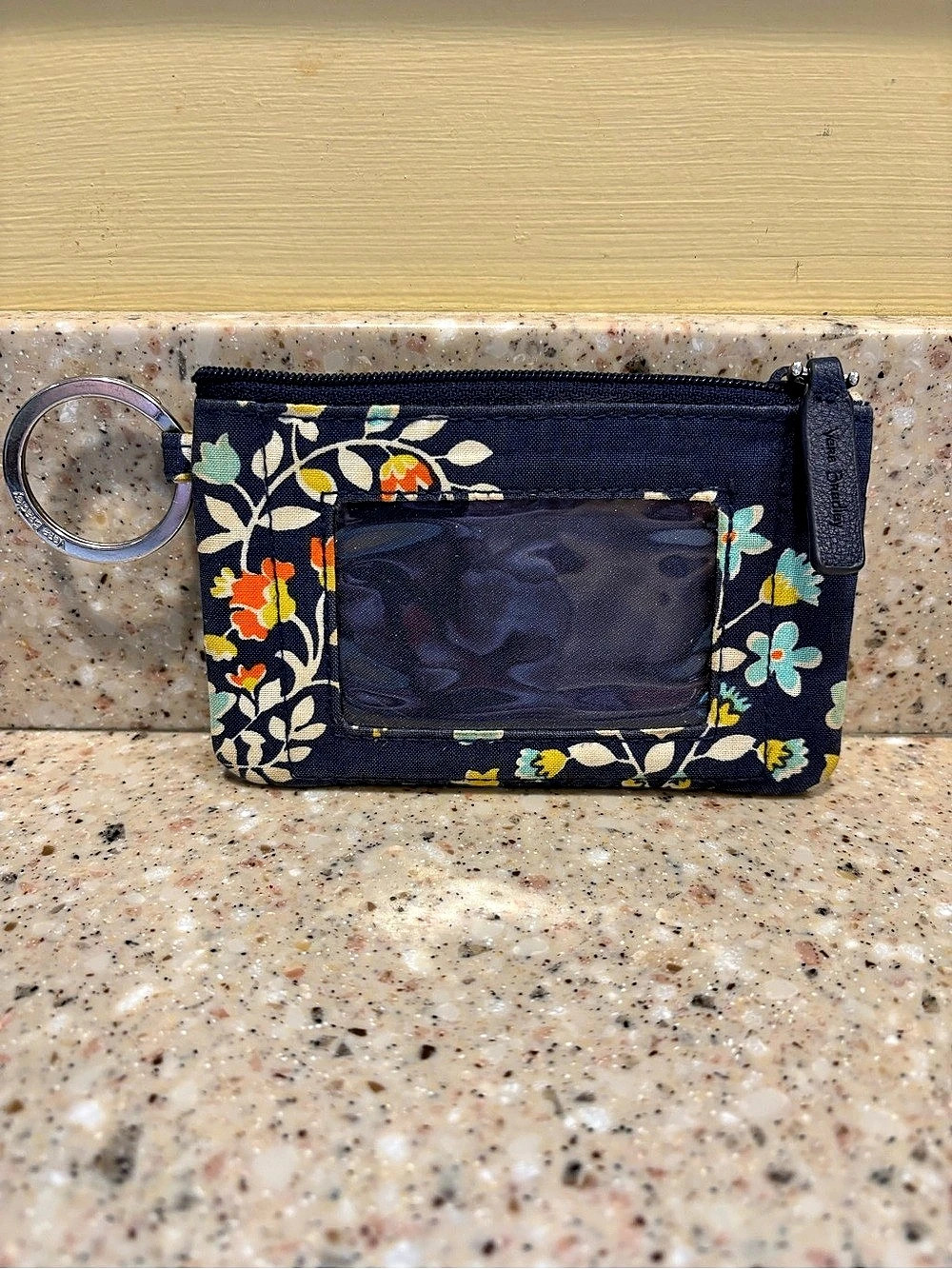 Vera Bradley Retired Chandelier Floral Zip ID Case